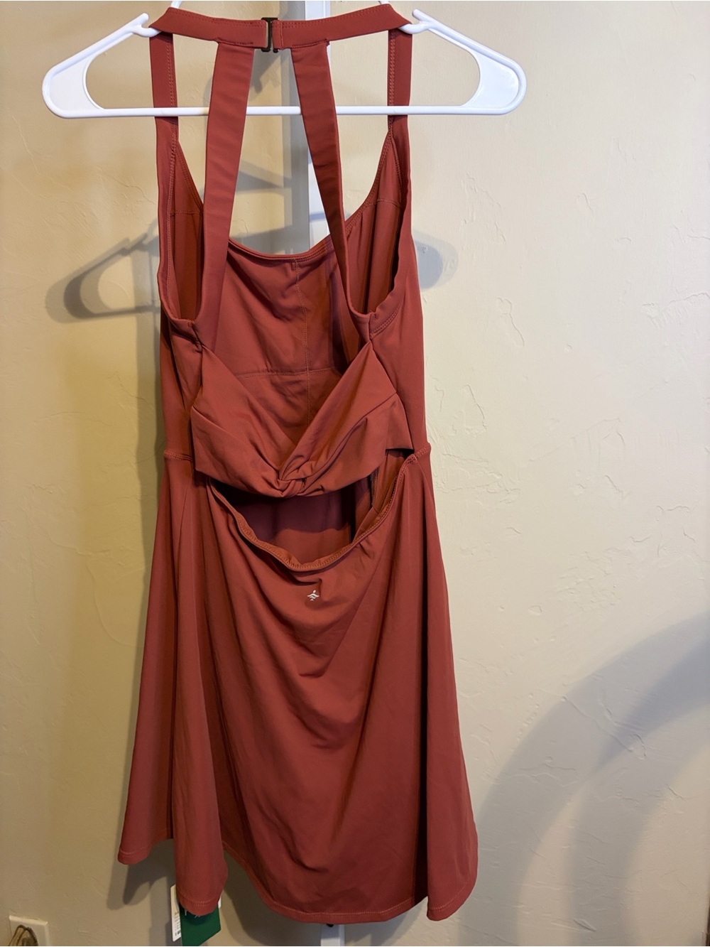 Halara  nwt with built in shorts  but easy to run to restroom Women’s Scoop Neck